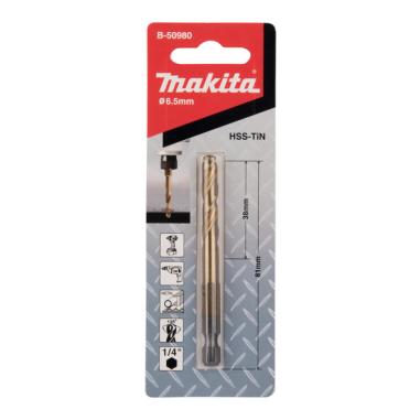 FORET HEX 6.5X81 - B 50980 - 0088381464338 - D'ORIGINE MAKITA