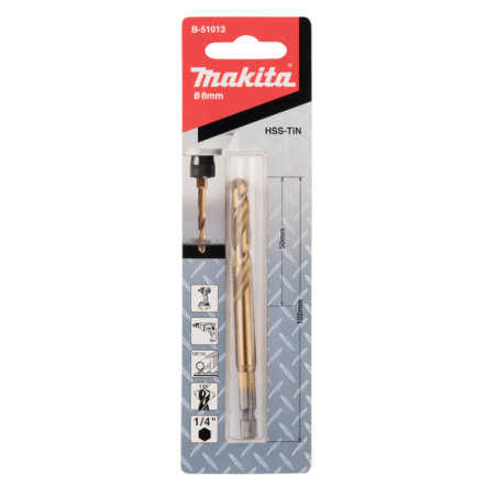 FORET HEX 8X102 - B 51013 - 0088381464369 - D'ORIGINE MAKITA