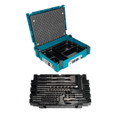 COFFRET MAKPAC 17PCS SDS PLUS FORETS,PICS & BURIN / B 52059 / 0088381467551 - D'ORIGINE MAKITA