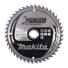 LAME TCT SPE BA 165x44 BOIS - B 53229 - 0088381472395 - D'ORIGINE MAKITA