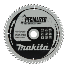LAME TCT MDF 190x20MM 60DENTS - B 53291 - 0088381472401 - D'ORIGINE MAKITA