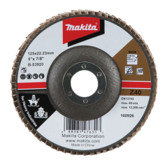 PLATEAU LAMEL x125 Z40 - B 53920 - 0088381476317 - D'ORIGINE MAKITA