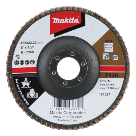 PLATEAU LAMEL x125 Z120 - B 53958 - 0088381476348 - D'ORIGINE MAKITA