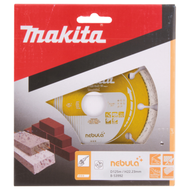 DISQUE DIAMANT NEBULA LASER 125X22,23 MM / B 53992 / 0088381476492 - D'ORIGINE MAKITA