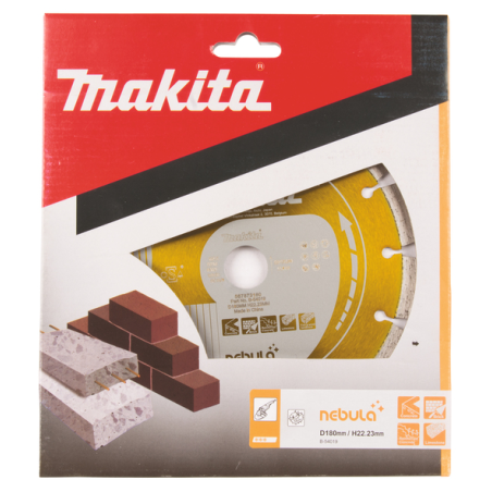 DISQUE DIAMANT NEBULA LASER 180X22,23 MM / B 54019 / 0088381476515 - D'ORIGINE MAKITA