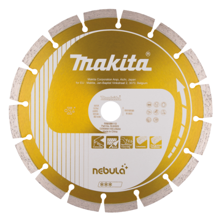 DISQUE DIAMANT NEBULA LASER 230X22,23 MM / B 54025 / 0088381476522 - D'ORIGINE MAKITA