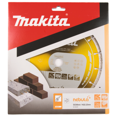 DISQUE DIAMANT NEBULA LASER 230X22,23 MM / B 54025 / 0088381476522 - D'ORIGINE MAKITA
