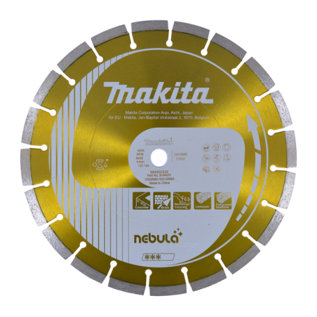 DISQUE DIAMANT NEBULA LASER 300X25,4 MM / B 54031 / 0088381476539 - D'ORIGINE MAKITA