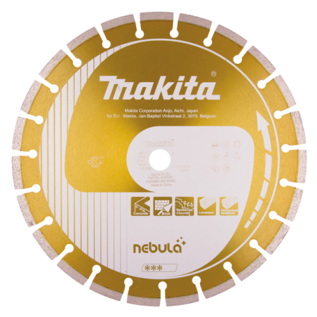 DISQUE DIAMANT NEBULA LASER 350X20/25,4 MM / B 54053 / 0088381476553 - D'ORIGINE MAKITA