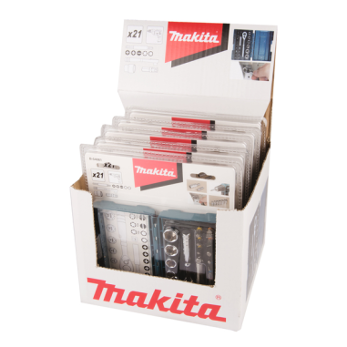 COFFRET EMBOUT (21pcs) AVEC CLE A CLIQUET / B 54081 / 0088381476966 - D'ORIGINE MAKITA COFFRET EMBOUT (21pcs) AVEC CLE A CLIQUET / B 54081 / 0088381476966 - D'ORIGINE MAKITA
