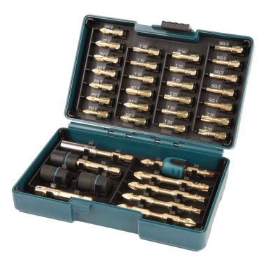 COFFRET 38 PCS VISSAGE IMPACT GOLD / B 54536 / 0088381477857 - D'ORIGINE MAKITA