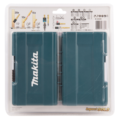 COFFRET 38 PCS VISSAGE IMPACT GOLD / B 54536 / 0088381477857 - D'ORIGINE MAKITA COFFRET 38 PCS VISSAGE IMPACT GOLD / B 54536 / 0088381477857 - D'ORIGINE MAKITA