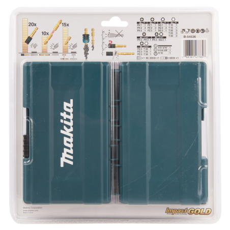 COFFRET 38 PCS VISSAGE IMPACT GOLD / B 54536 / 0088381477857 - D'ORIGINE MAKITA COFFRET 38 PCS VISSAGE IMPACT GOLD / B 54536 / 0088381477857 - D'ORIGINE MAKITA