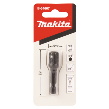 ADAPTATEUR DE PRISE 3/8" / B 54667 / 0088381478380 - D'ORIGINE MAKITA
