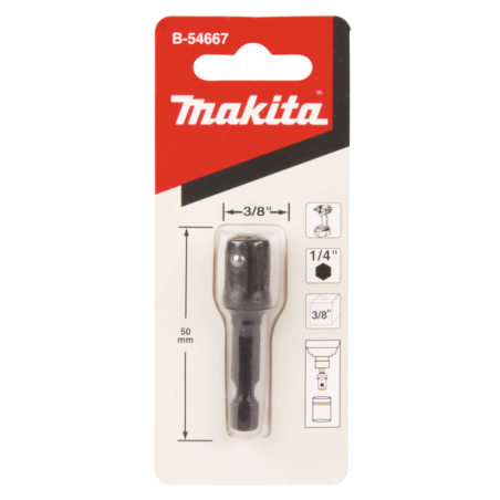 ADAPTATEUR DE PRISE 3/8" / B 54667 / 0088381478380 - D'ORIGINE MAKITA