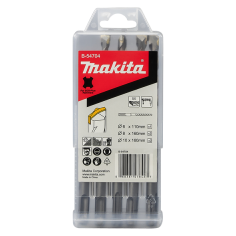 COFFRET 5 FORETS STD SDS PLUS 6 2x8 2x10 MM / B 54704 / 0088381478427 - D'ORIGINE MAKITA 2
