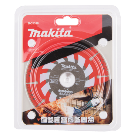 DISQUE DIAMANT 125x22.23mm / B 55310 / 0088381482035 - D'ORIGINE MAKITA