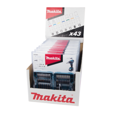 COFFRET EMBOUTS DE VISSAGE (43 PCS) / B 55697 / 0088381481359 - D'ORIGINE MAKITA