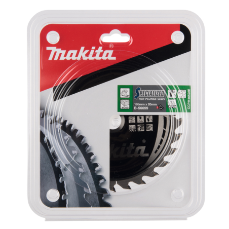 LAME CARBURE BOIS SPE PLO+BATT 165X20MM 28D - B 56699 - 0088381495943 - D'ORIGINE MAKITA
