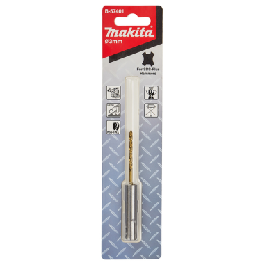 FORET METAL SDS PLUS 3X90MM - B 57401 - 0088381519014 - D'ORIGINE MAKITA