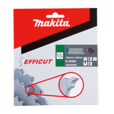 LAME CARBURE EFFICUT BOIS 165x20x25D - B 62985 - 0088381531474 - D'ORIGINE MAKITA 2