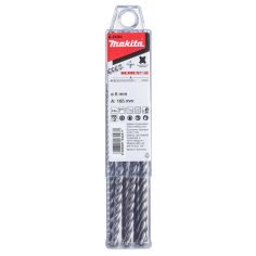 LOT DE 10 FORETS SDS PLUS NEMESIS2 6X160MM - B 63264 - 0088381532471 - D'ORIGINE MAKITA 2