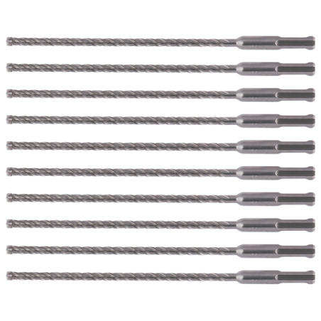 LOT DE 10 FORETS SDS PLUS NEMESIS2 6X210MM - B 63270 - 0088381532488 - D'ORIGINE MAKITA