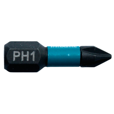 EMBOUT IMPACT BLACK PH1 25MM 2PCS / B 63600 / 0088381532877 - D'ORIGINE MAKITA