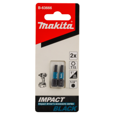 EMBOUT IMPACT BLACK T15 25MM 2PCS / B 63666 / 0088381532938 - D'ORIGINE MAKITA 2