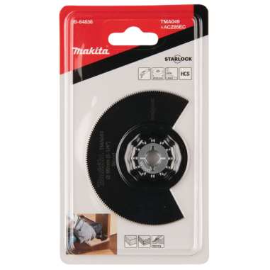 LAME SEGMENT HCS STARLOCK 85MM BOIS - B 64836 - 0088381536332 - D'ORIGINE MAKITA