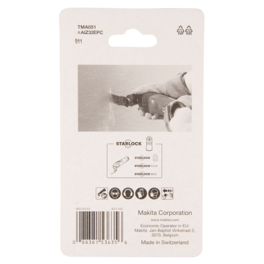 LAME PLONGEANTE HCS STARLOCK 32x50MM BOIS - B 64858 - 0088381536356 - D'ORIGINE MAKITA