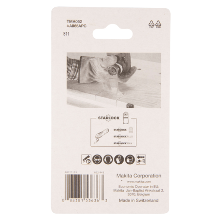 LAME PLONGEANTE HCS STARLOCK 65x40MM PROPRE BOIS - B 64864 - 0088381536363 - D'ORIGINE MAKITA