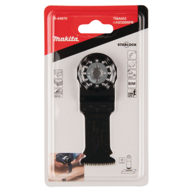 LAME PLONGEANTE BIM STARLOCK 32x50MM BOIS - B 64870 - 0088381536370 - D'ORIGINE MAKITA