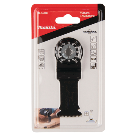 LAME PLONGEANTE BIM STARLOCK 32x50MM BOIS - B 64870 - 0088381536370 - D'ORIGINE MAKITA
