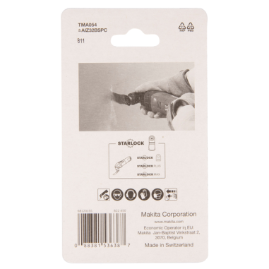 LAME PLONGEANTE HCS STARLOCK 32x50MM PRECISE BOIS - B 64886 - 0088381536387 - D'ORIGINE MAKITA