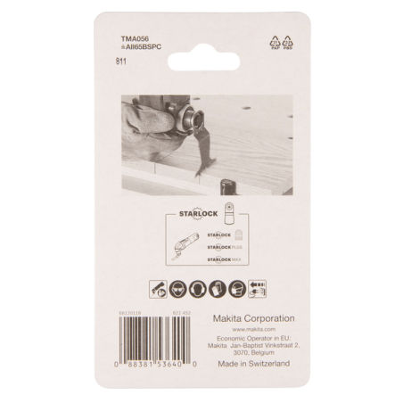 LAME PLONGEANTE HCS STARLOCK 65x40MM RAPIDE BOIS - B 64901 - 0088381536400 - D'ORIGINE MAKITA