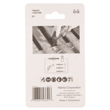 LAME PLONGEANTE BIM STARLOCK 10x30MM METAL - B 64917 - 0088381536417 - D'ORIGINE MAKITA
