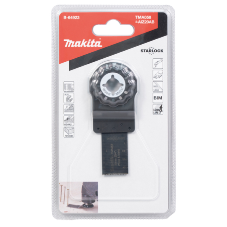 LAME PLONGEANTE BIM STARLOCK 20x30MM METAL - B 64923 - 0088381536424 - D'ORIGINE MAKITA