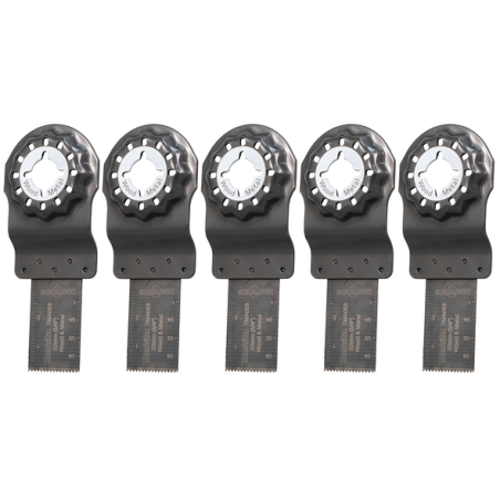 LOT 5 LAMES PLONGEANTES BIM STARLOCK 20x30MM METAL - B 64923 5 - 0088381536721 - D'ORIGINE MAKITA