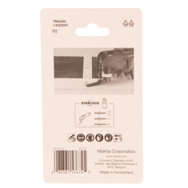 5 LAMES PLONGEANTES BIM METAL 20x40MM TMA060 / B 64945 5 / 0088381536745 - D'ORIGINE MAKITA