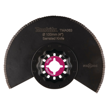 LAME SEGMENT BIM STARLOCK 100MM MOQUETTE - B 64967 - 0088381536462 - D'ORIGINE MAKITA