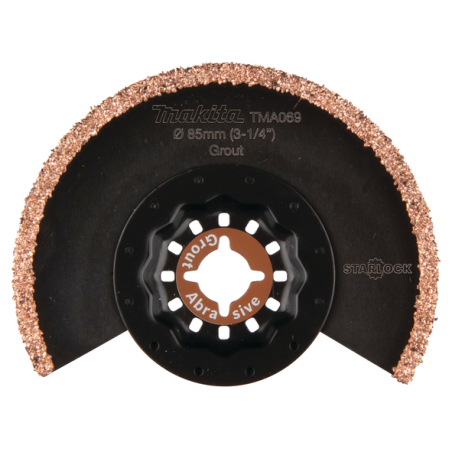 LAME SEGMENT CONC. CARBURE STARLOCK 85MM G30 - B 65028 - 0088381536523 - D'ORIGINE MAKITA