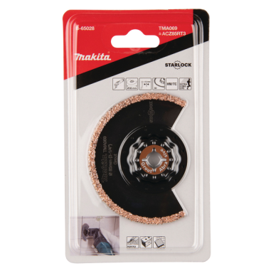LAME SEGMENT CONC. CARBURE STARLOCK 85MM G30 - B 65028 - 0088381536523 - D'ORIGINE MAKITA