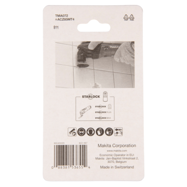 LAME SEGMENT A CONC CARBURE 85MM TMA072 - B 65056 - 0088381536554 - D'ORIGINE MAKITA