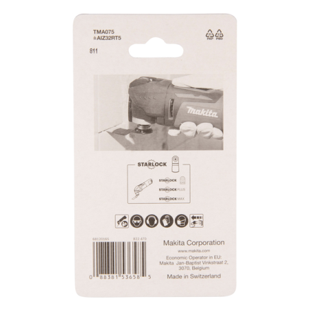 LAME PLONGEANTE CONC. CARBURE STARLOCK 32x30MM - B 65084 - 0088381536585 - D'ORIGINE MAKITA