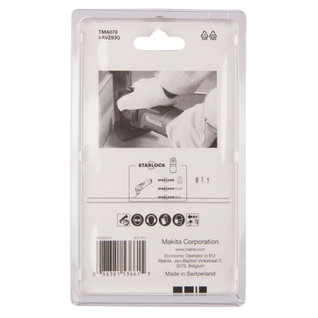 PLATEAU DE PONCAGE AUTO AGRIPPANT STARLOCK 93MM - B 65115 - 0088381536615 - D'ORIGINE MAKITA