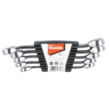 ENSEMBLE CLES PLATES, 5PCS / B 65545 / 0088381537483 - D'ORIGINE MAKITA