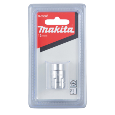 DOUILLE POUR CLE A CLIQUET 12MM - B 65660 - 0088381537605 - D'ORIGINE MAKITA