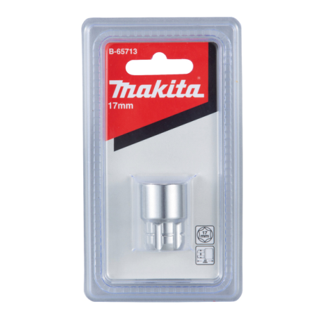 DOUILLE POUR CLE A CLIQUET 17MM - B 65713 - 0088381537650 - D'ORIGINE MAKITA