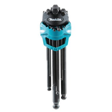 JEU DE 9 CLES HEXAGONALES - B 65894 - 0088381537834 - D'ORIGINE MAKITA